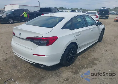 2023 Honda Civic Sport из США, поврежденный, VIN 2HGFE2F52PH556635